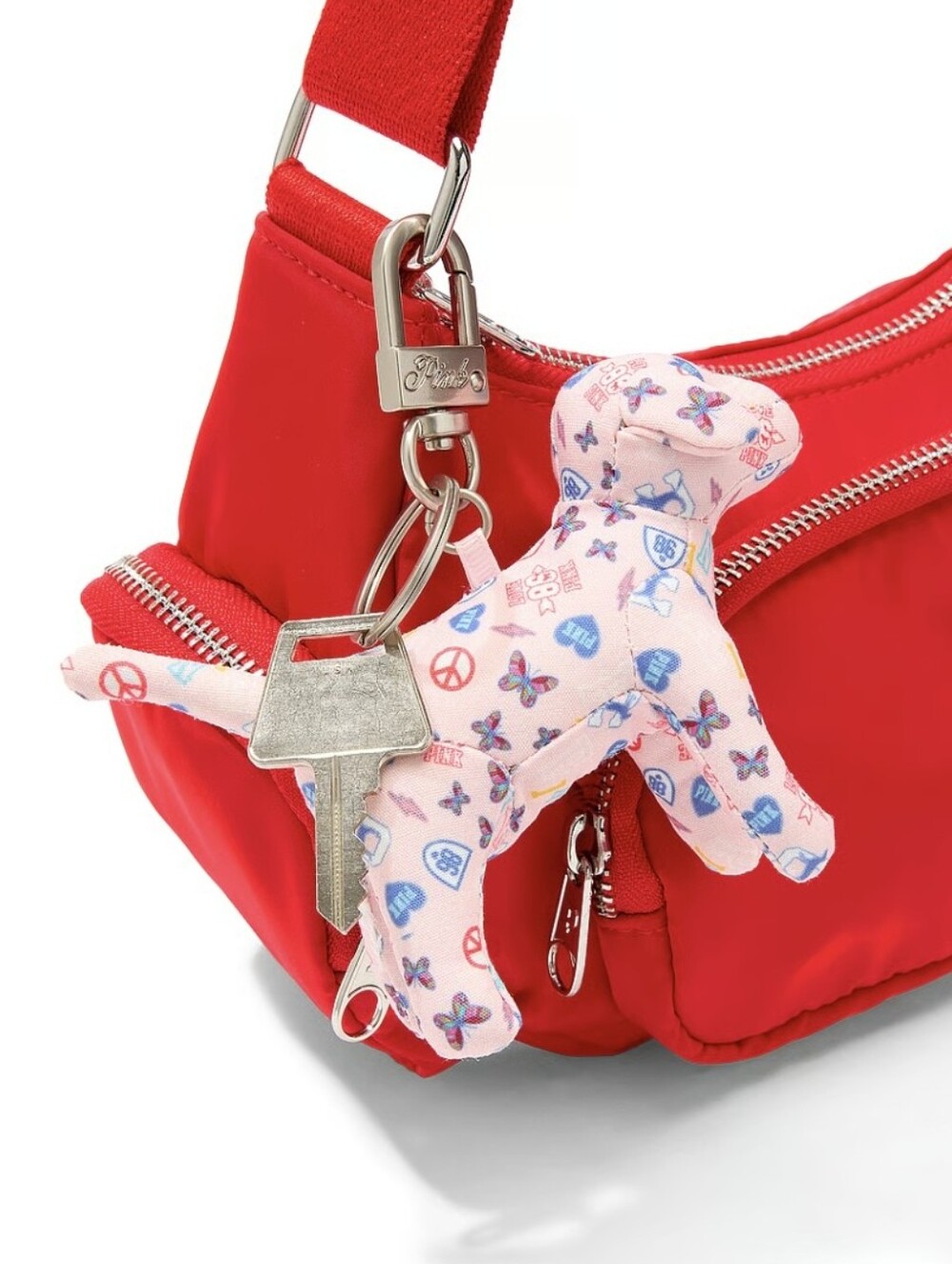 VS PINK Dog Decor Bag Charm/ Keychain NWT